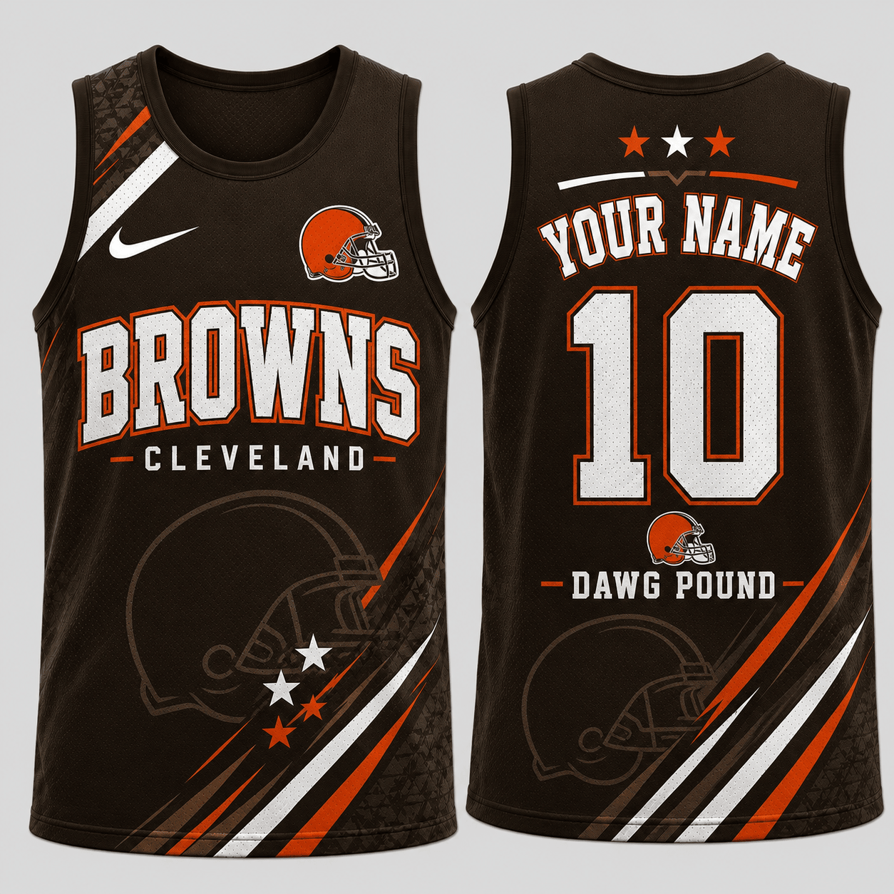 Cleveland Browns | Premium NFL Personalized Team Spirit Sports Tank Top TD