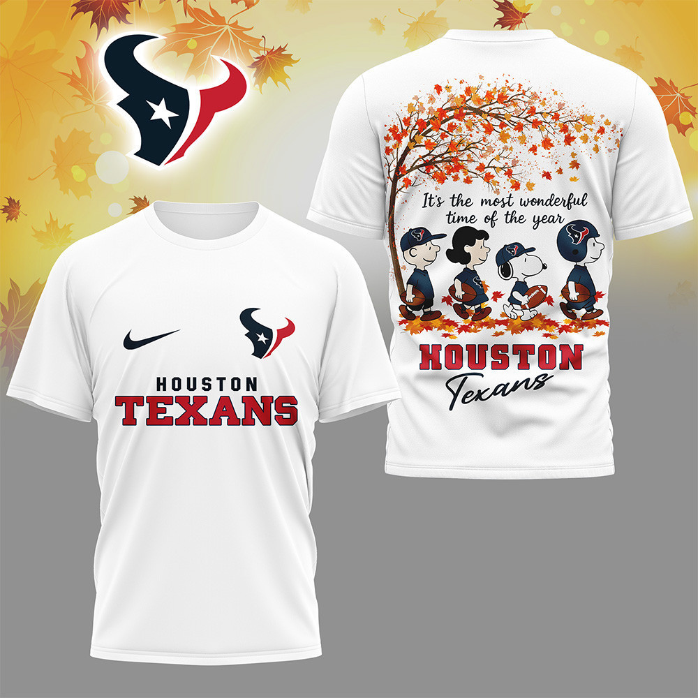 Houston Texans | Premium NFL Fall Season 3D Shirt HI
