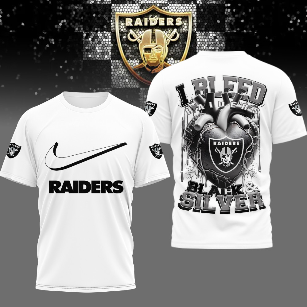 Las Vegas Raiders | Premium NFL I Bleed 3D Shirt HI
