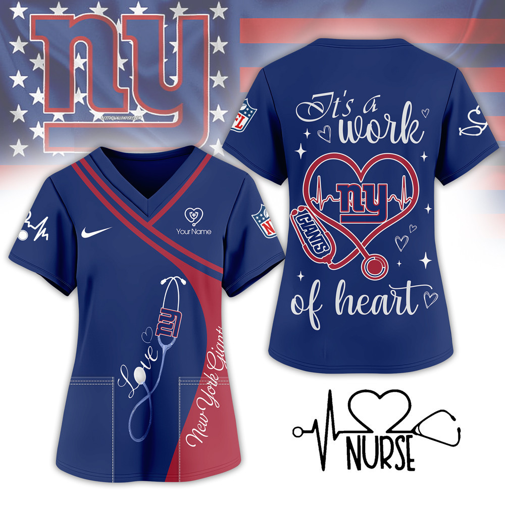 New York Giants | Premium NFL Nurse Pride 3D Shirt NY