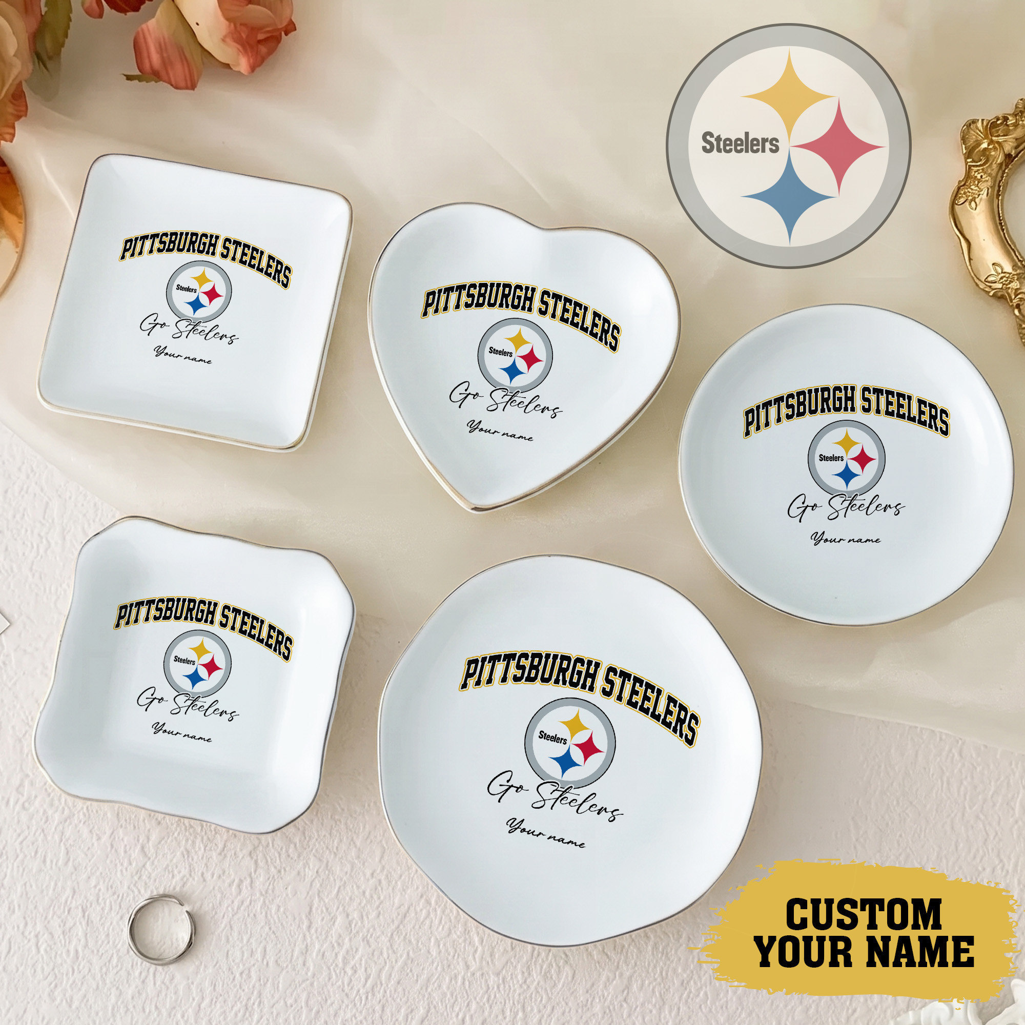 Pittsburgh Steelers | Premium NFL Game Day Jewelry Dish NY