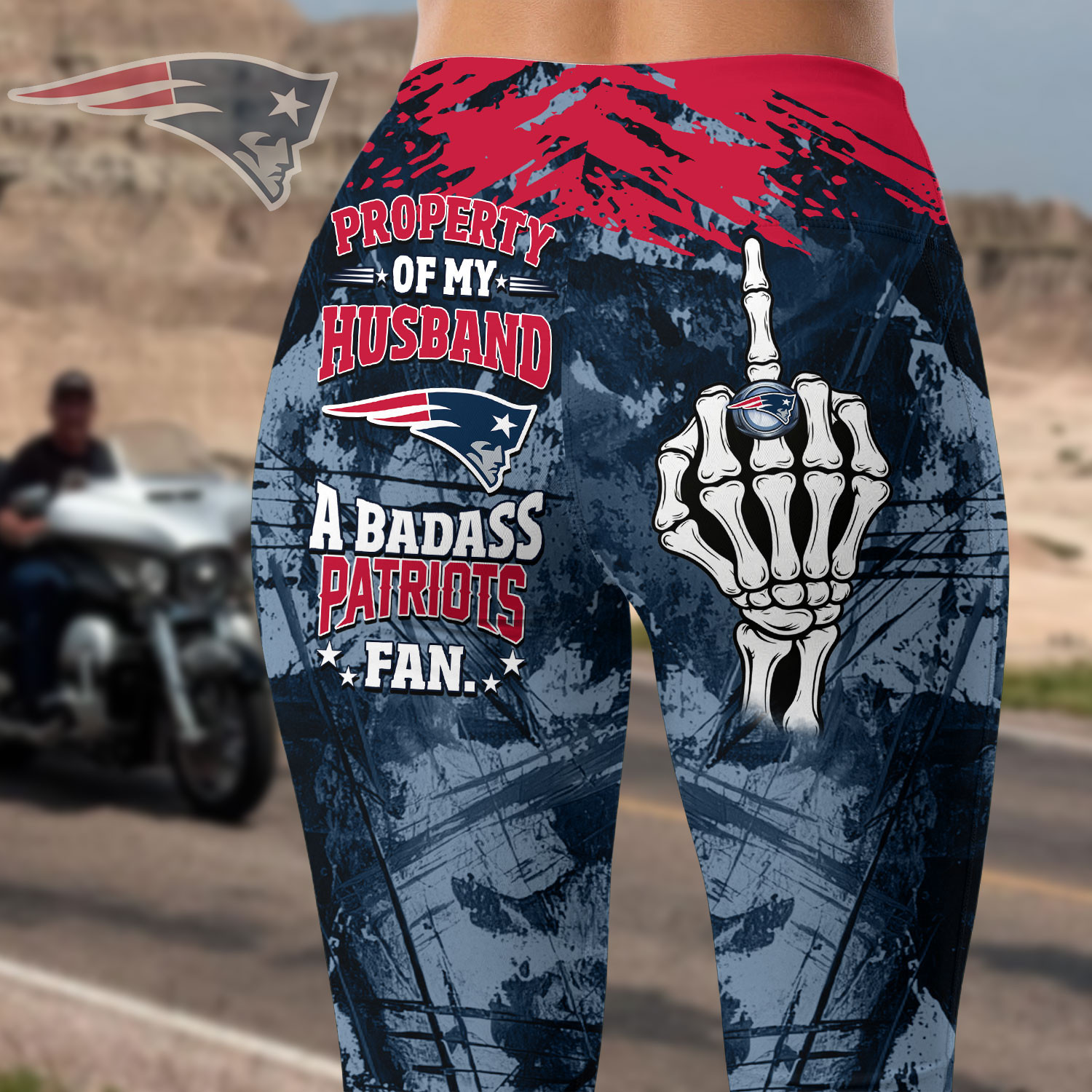 New England Patriots | Premium NFL Fan Wife Stretch Leggings HY