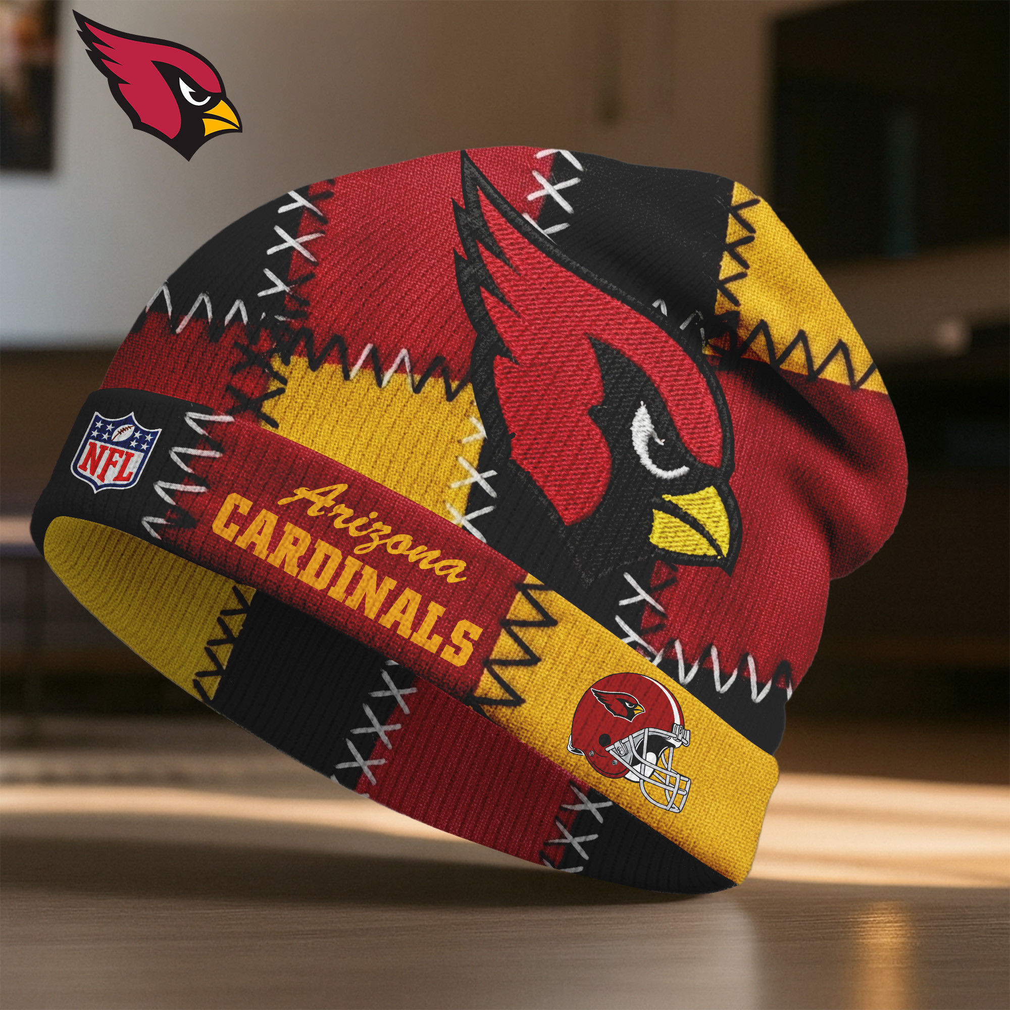 Arizona Cardinals | Premium NFL Pride Beanie Hat NY