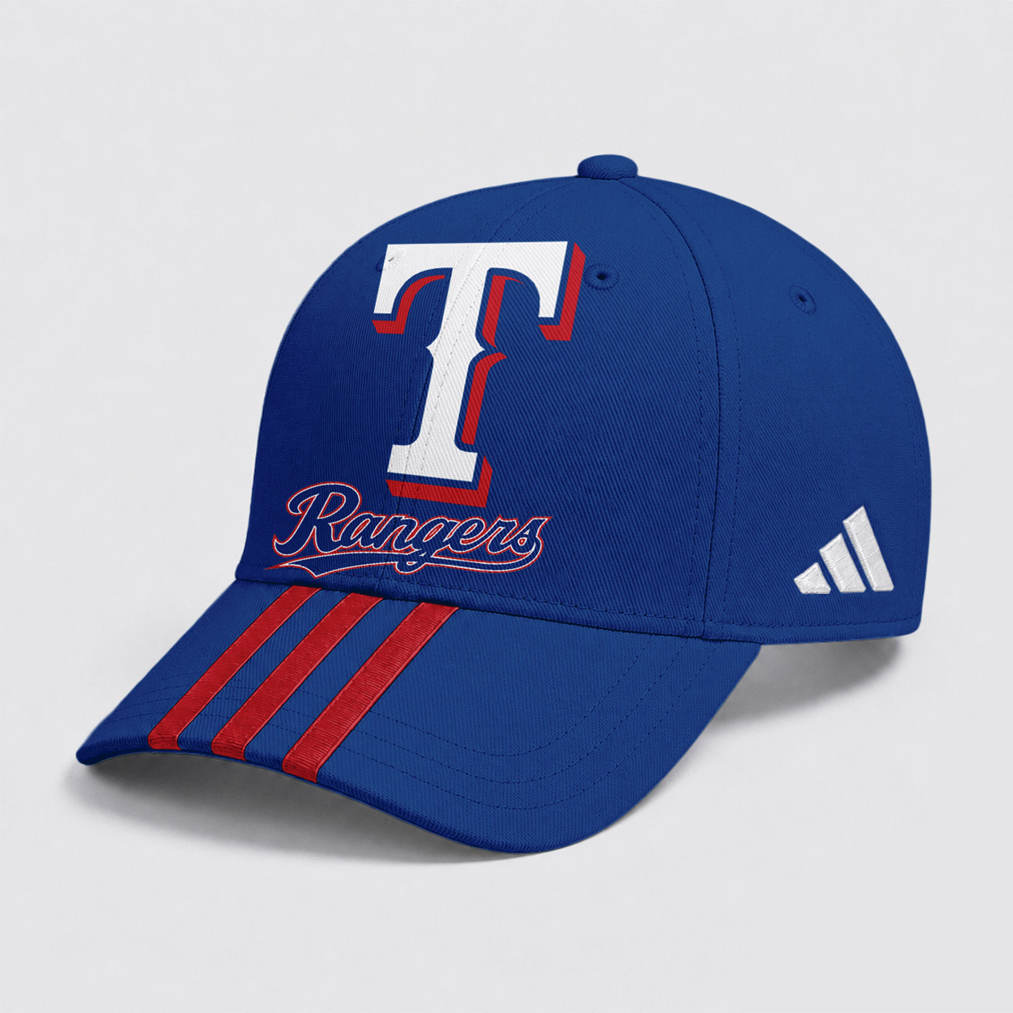 Texas Rangers | Premium MLB Signature Triple Stripe Fan Baseball Cap