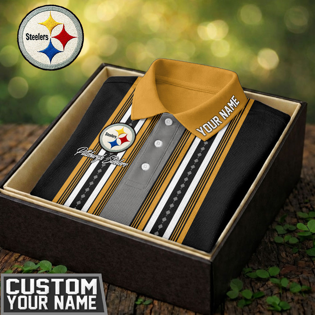 Pittsburgh Steelers | Premium NFL Legacy Sport Custom Polo TD
