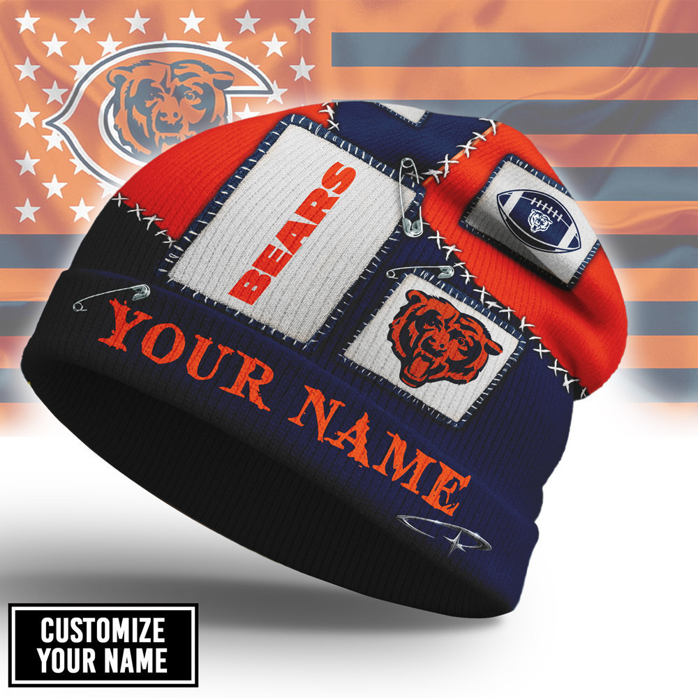 Chicago Bears | Premium NFL Heritage Patch Beanie Hat NTH1