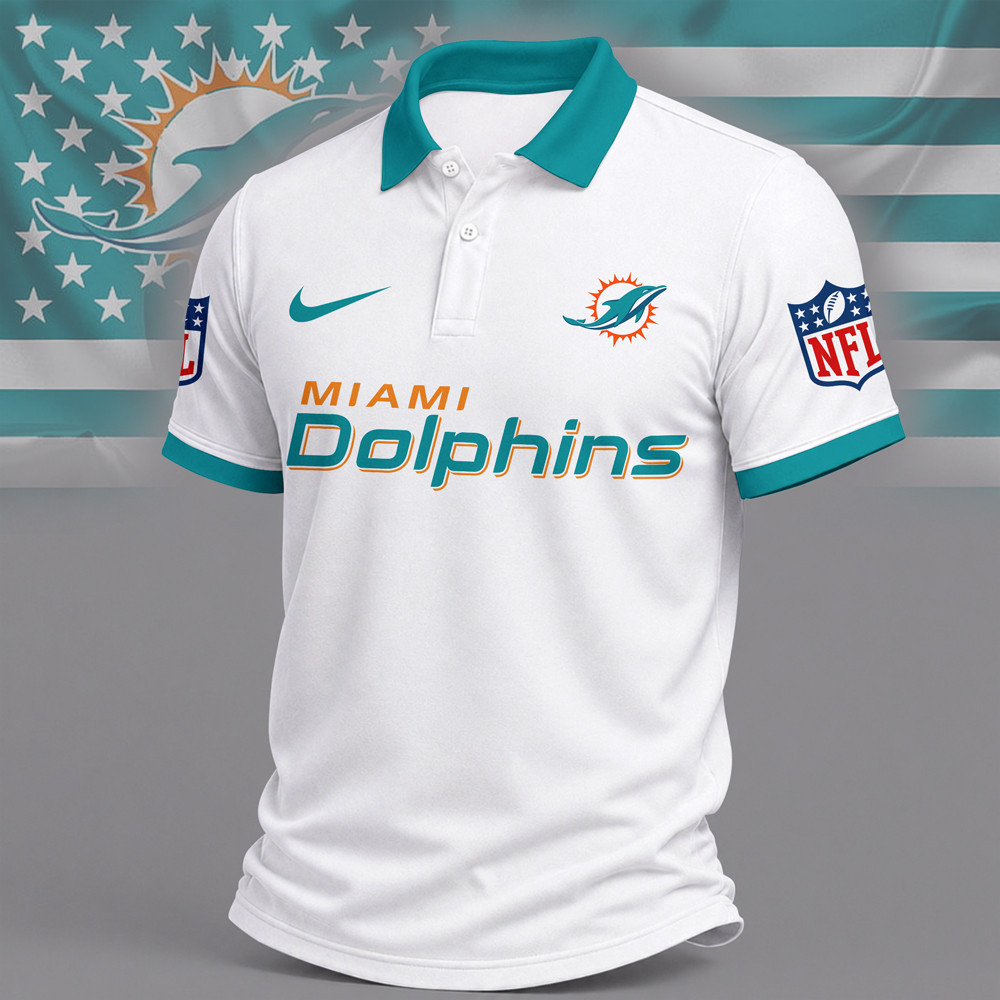 Miami Dolphins | Premium NFL Team Classic Polo Shirt NTH1