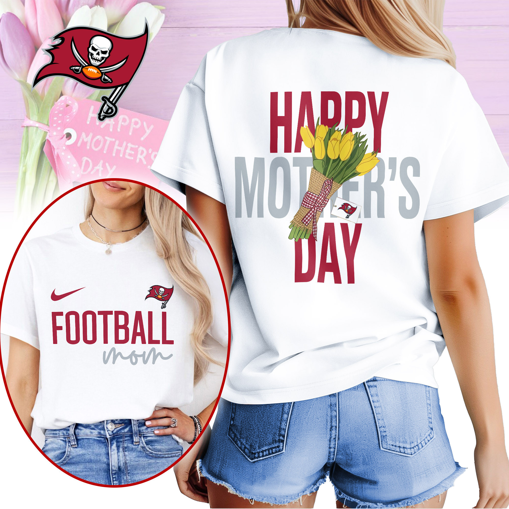 Tampa Bay Buccaneers | Premium NFL Happy Mother Day 3D Shirt NP