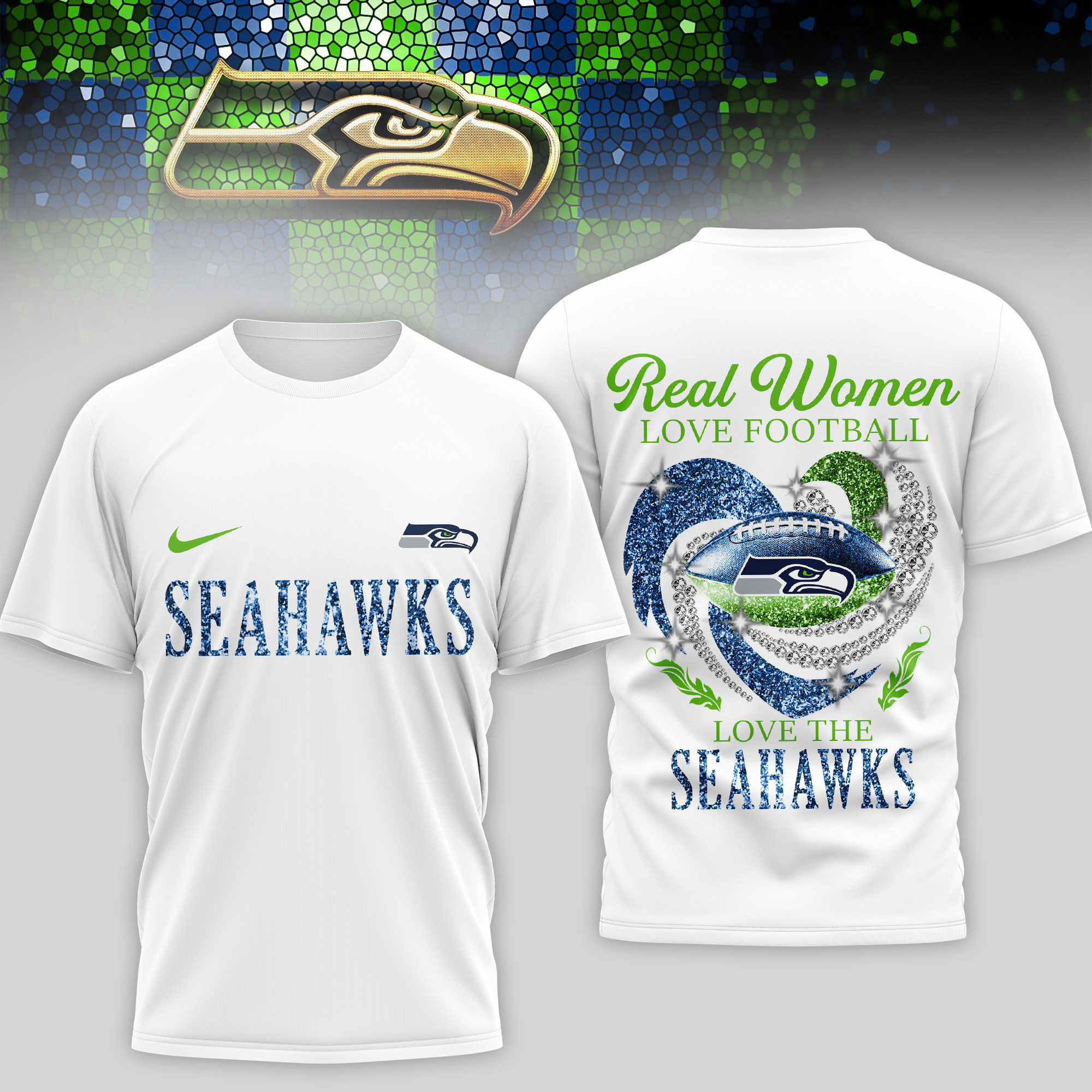 Seattle Seahawks | Premium NFL Stadium Graphic 3D Shirt NTH1