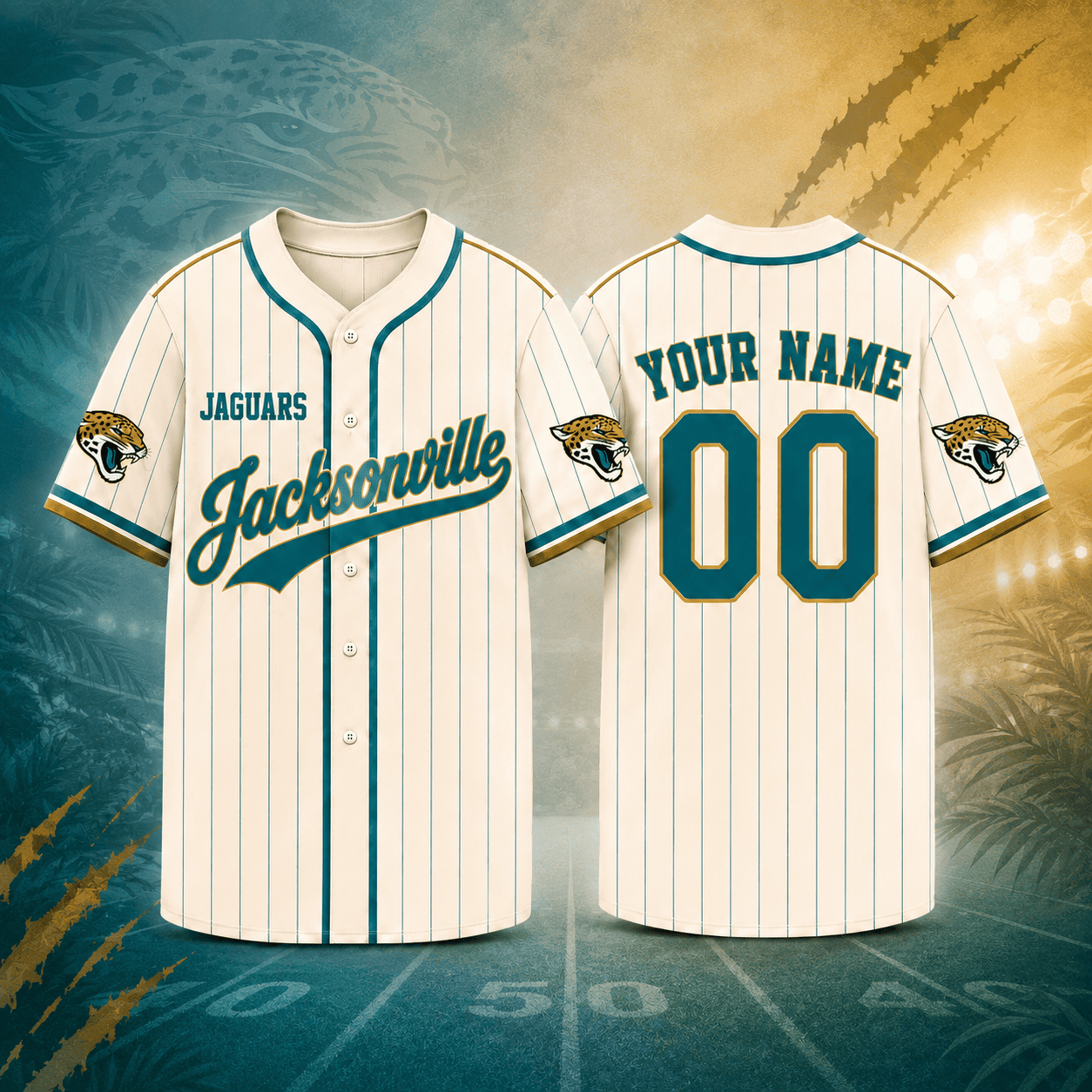 Jacksonville Jaguars | Premium NFL Personalized Game Day Jersey NNK