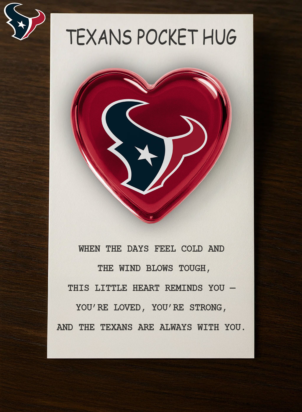 Houston Texans | Premium NFL Pocket Hug TD