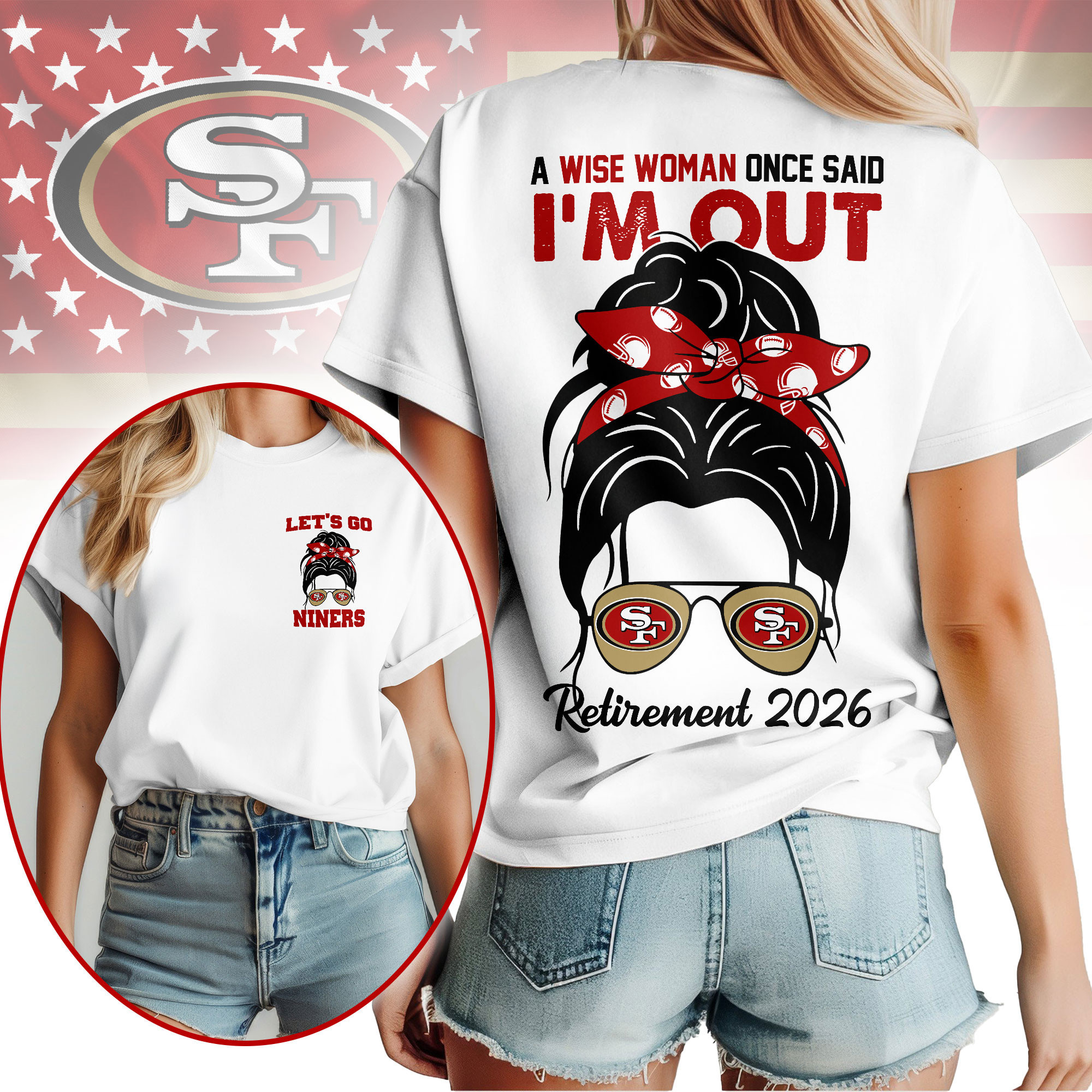 San Francisco 49ers | Premium NFL Retirement 2026 Spirit 3D T-Shirt NTH1