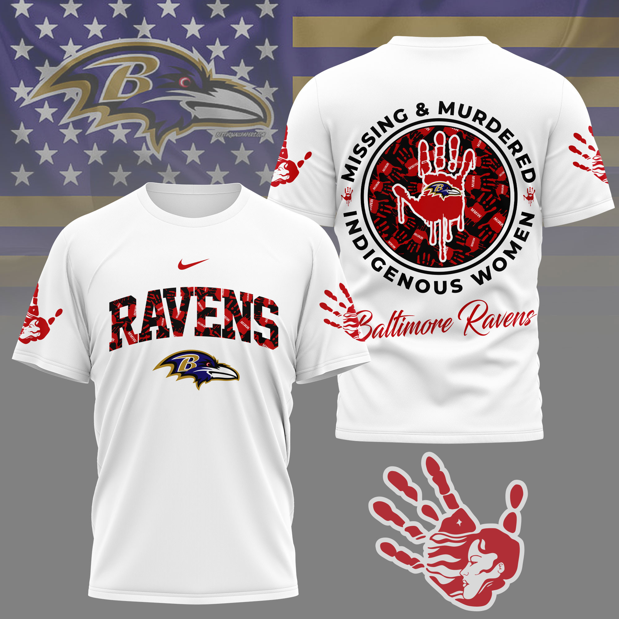Baltimore Ravens | Premium NFL MMIW Awareness Shirt NY