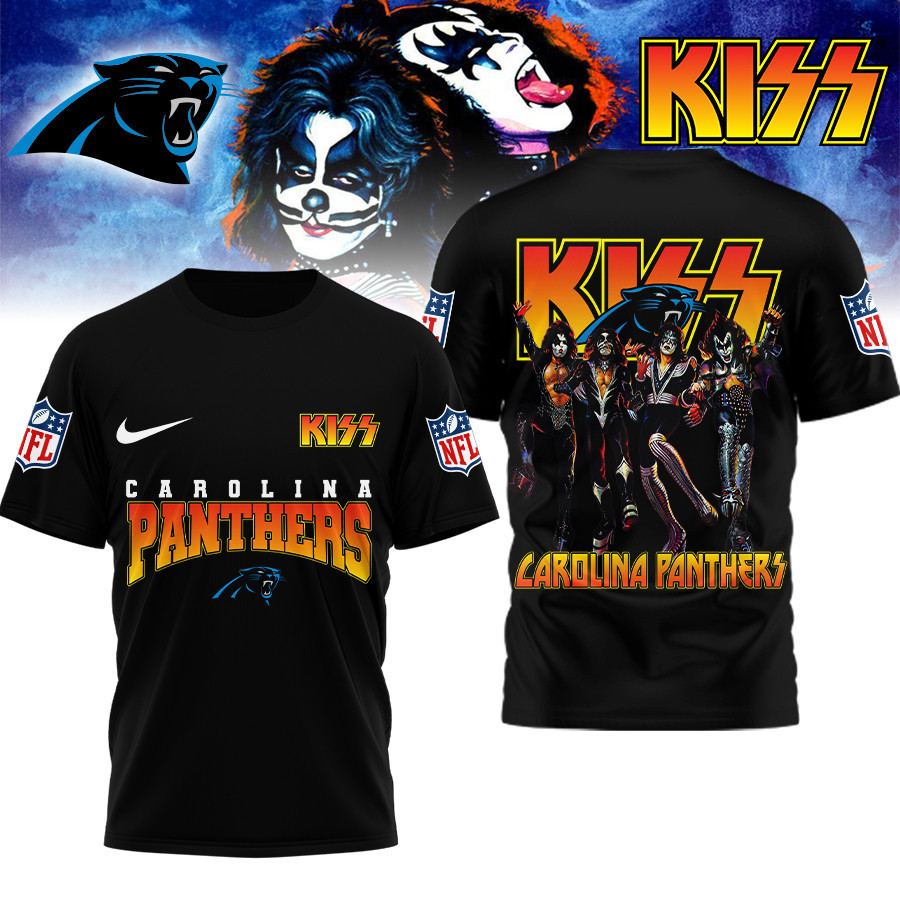 Carolina Panthers | Premium NFL Kiss Band 3D Shirt TD