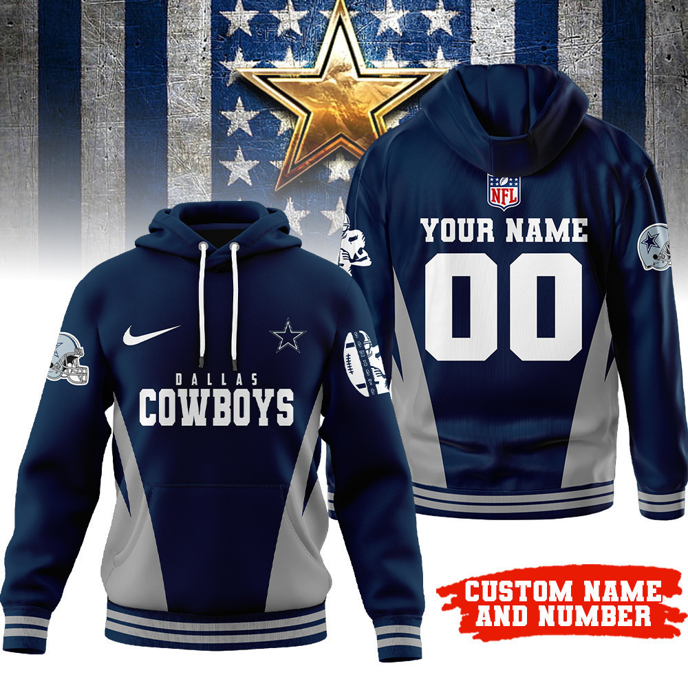Dallas Cowboys | Premium NFL Personalized Fan Hoodie TD