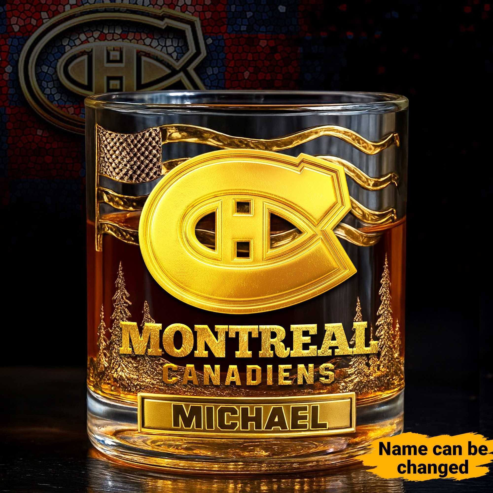 Montreal Canadiens | NHL Whiskey Glass TD