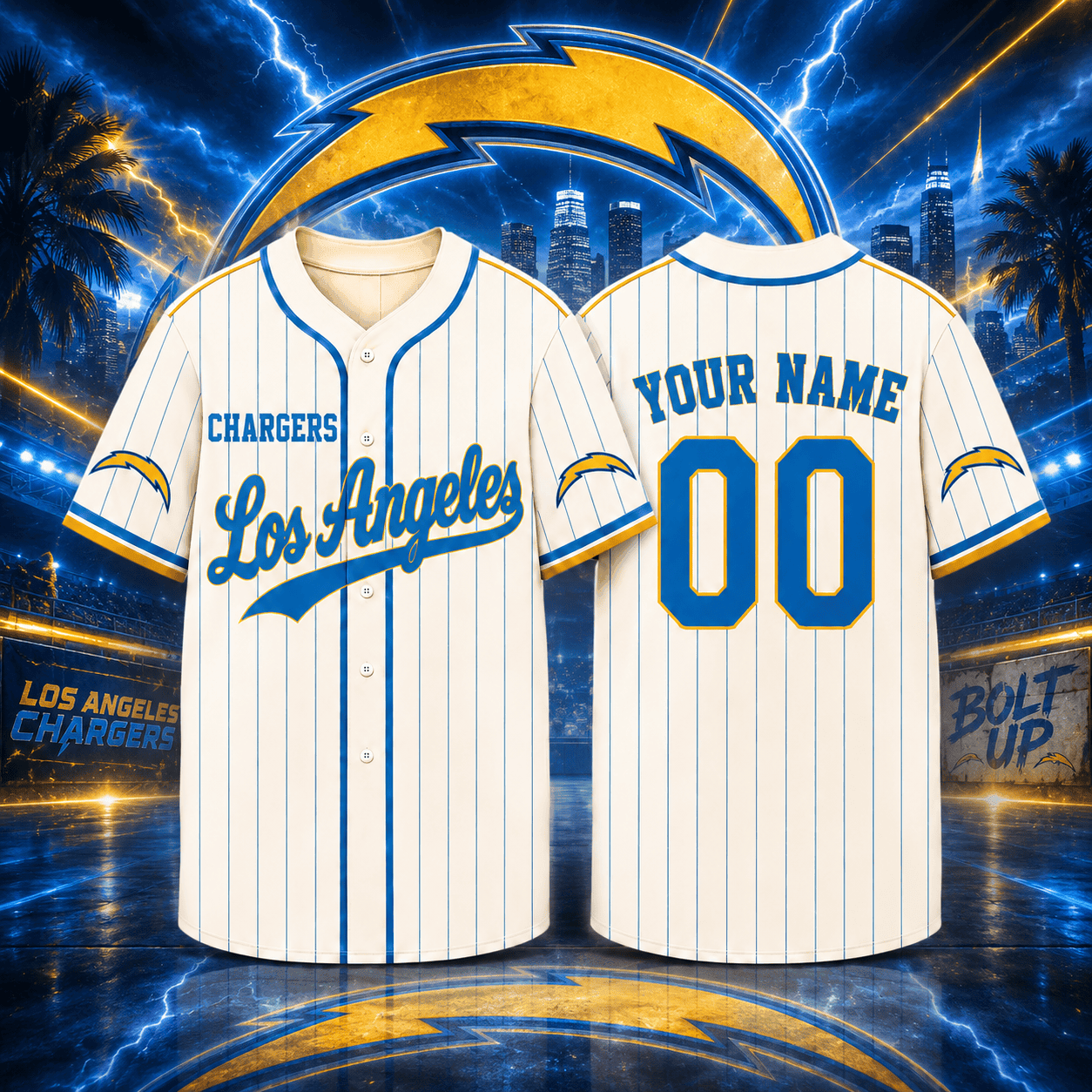 Los Angeles Chargers | Premium NFL Personalized Game Day Jersey NNK