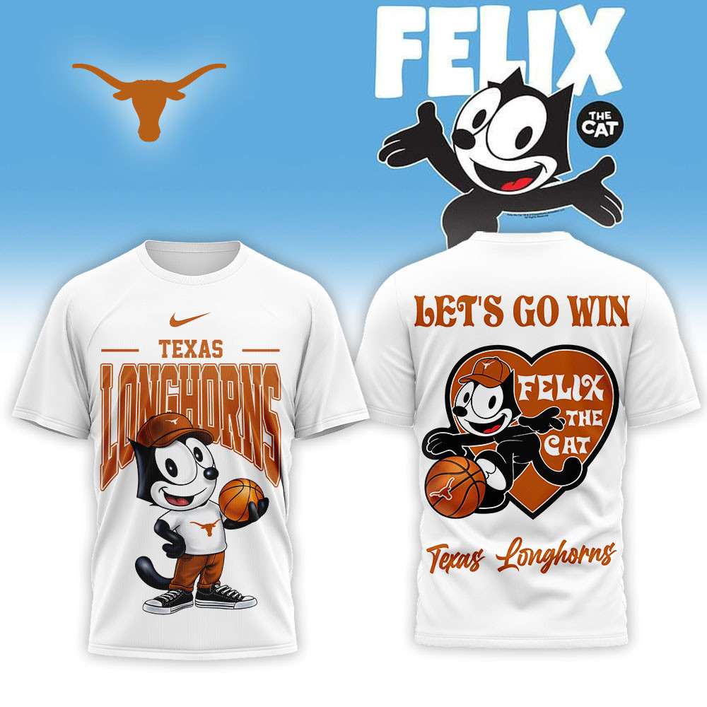Texas Longhorns | Premium NCAA Hoop Felix Classic 3D Shirt NTH1