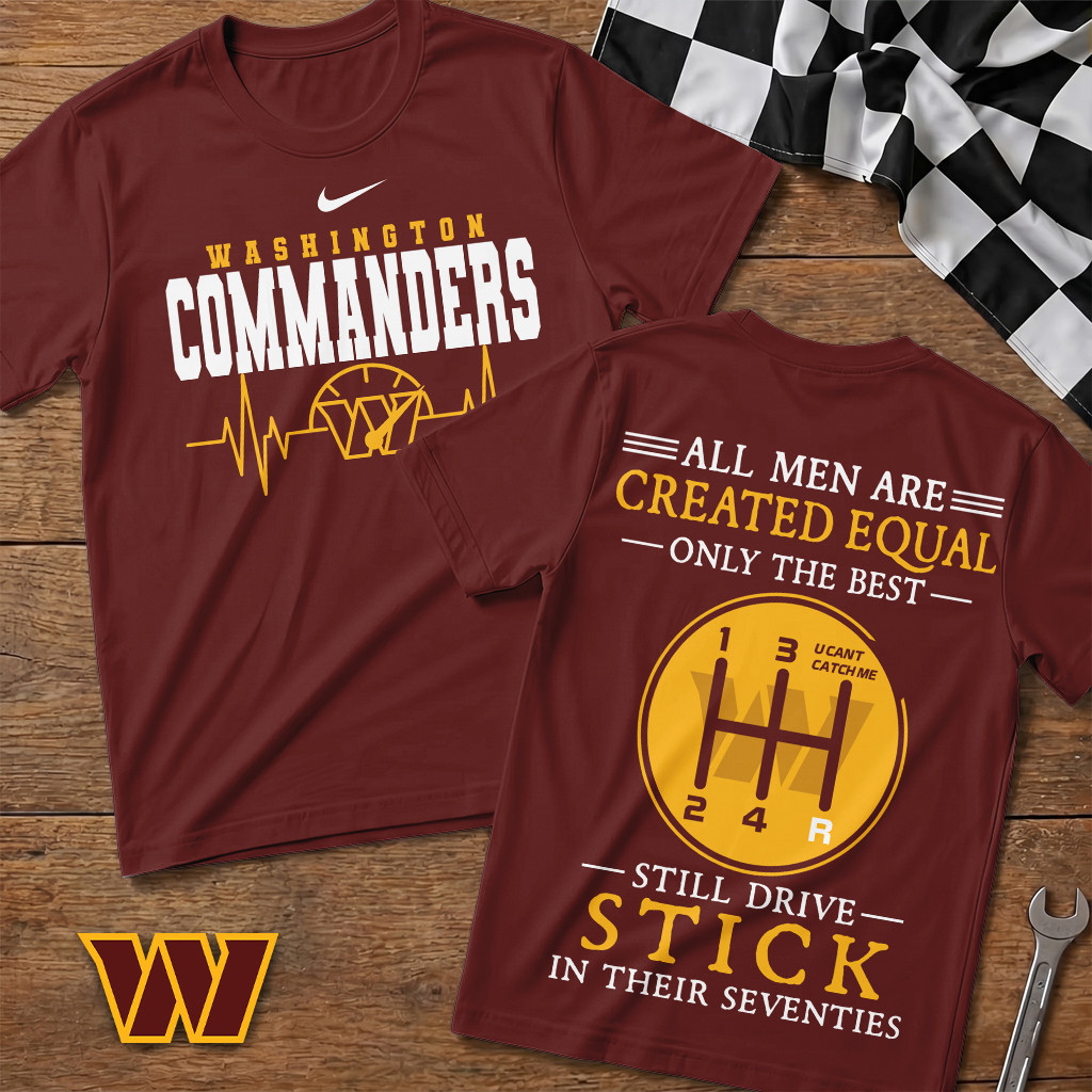 Washington Commanders | Premium NFL Highspeed Heartbeat T-Shirt TD