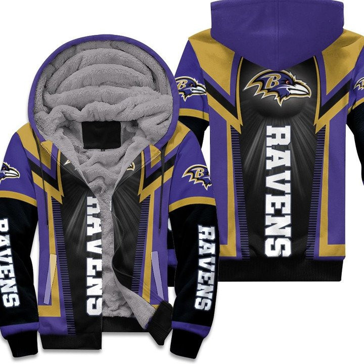 NFL Baltimore Ravens Fleece Zip Hoodie FZHD6A3