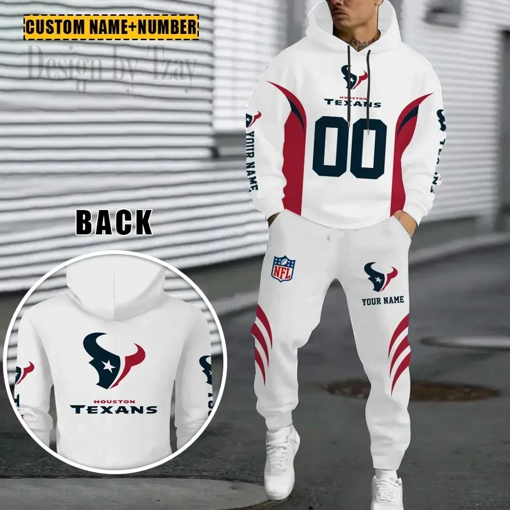 Houston Texans Combo Hoodie And Sweatpants Gift For Fan AZHD1029