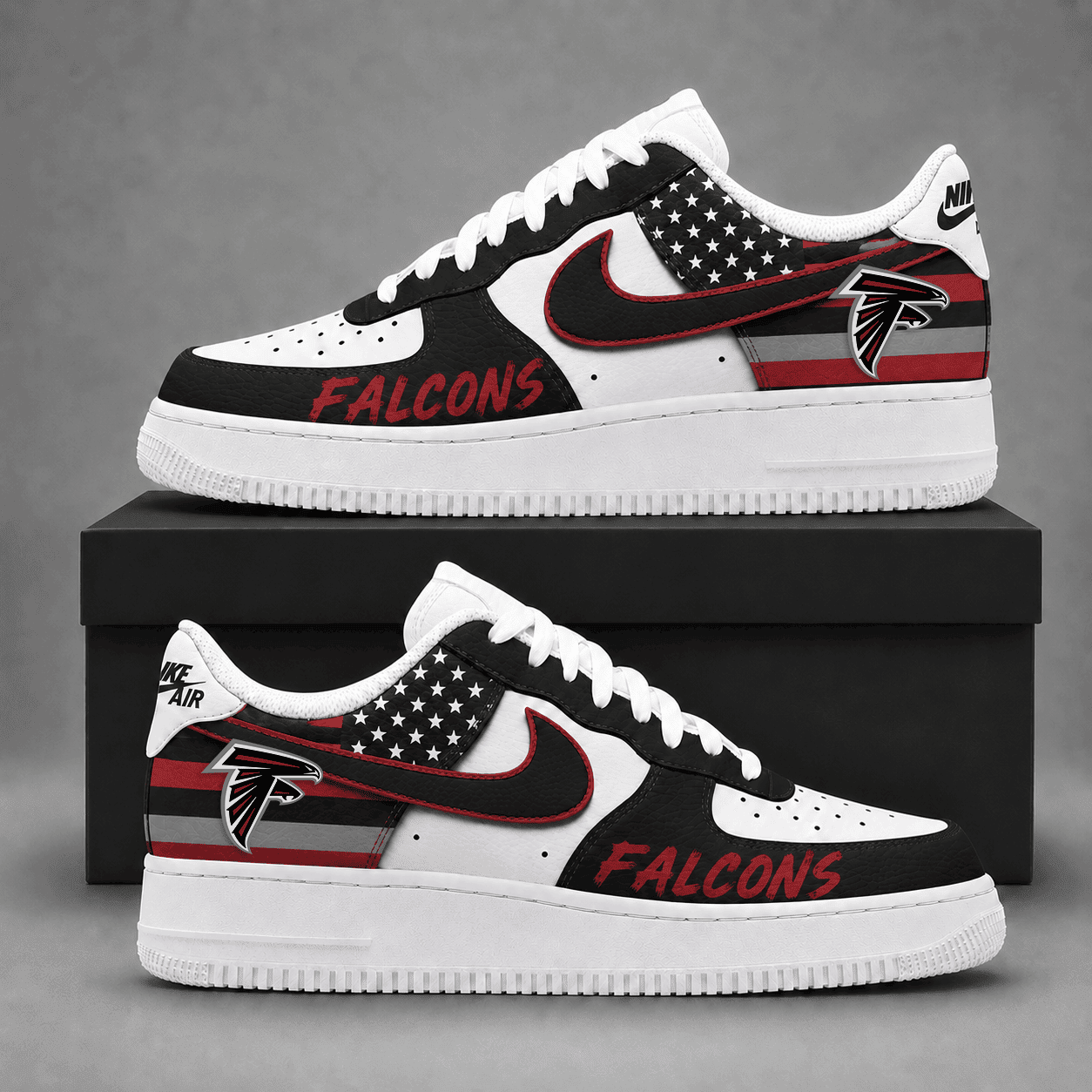 Atlanta Falcons | Premium American Football Team Limited AF1 Shoes NDN510