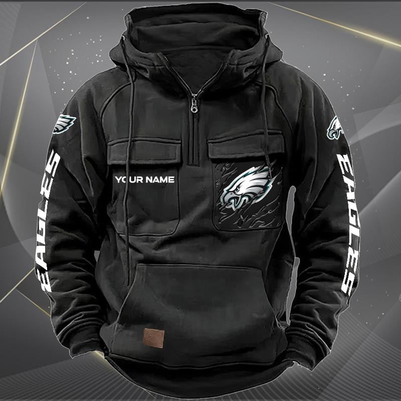 Philadelphia Eagles Vintage Men Hoodies DV5 AZVMHD056