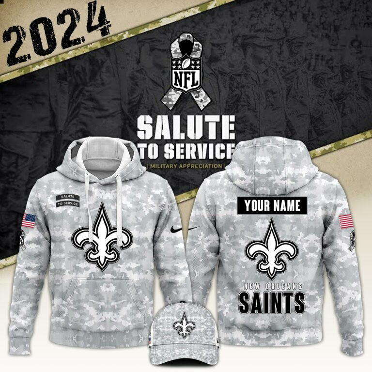 New Orleans Saints Veterans Day Hoodie VTR3729