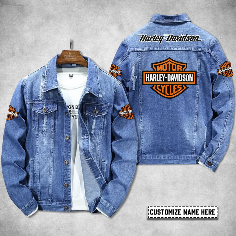 Harley Davidson Custom New Denim Jacket VDDJ011