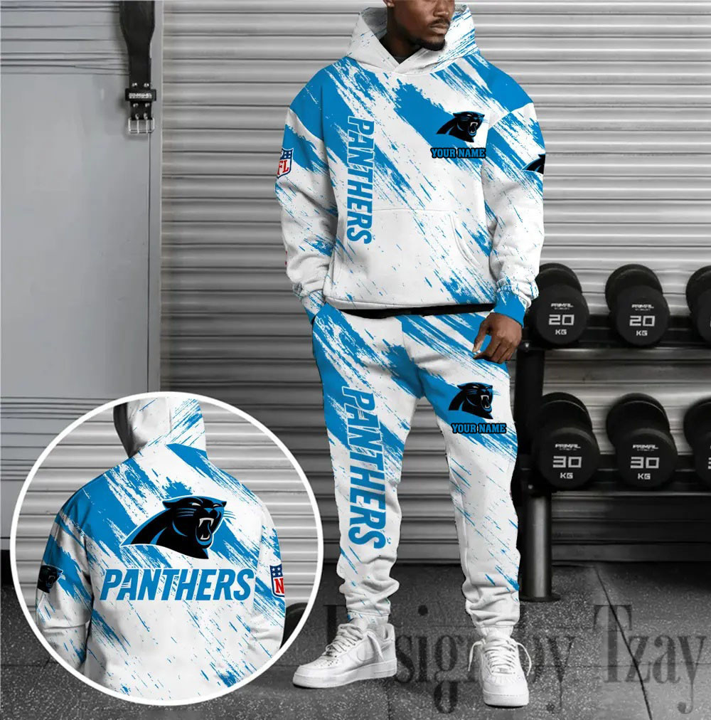 Carolina Panthers Combo Hoodie And Sweatpants Gift For Fan AZHD1358