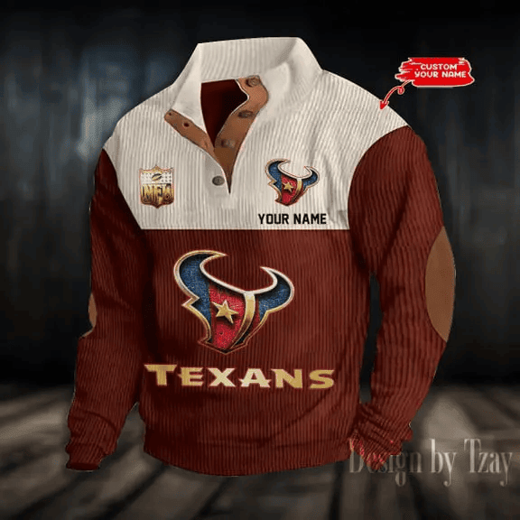 Houston Texans S9DBSCH912 Sports Print Sweatshirt