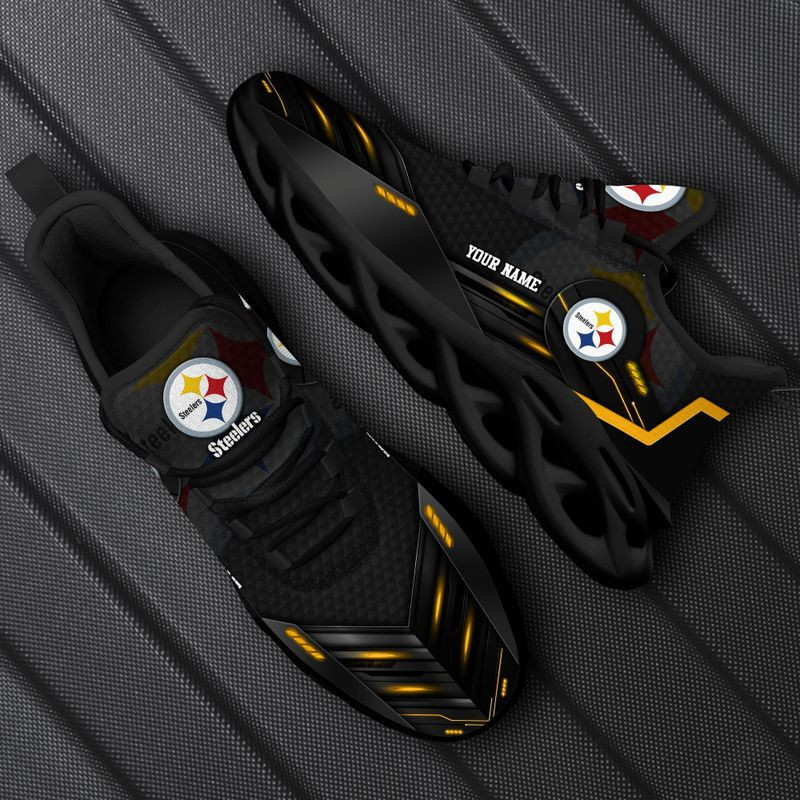 Pittsburgh Steelers Personalized Yezy Running Sneakers JF12