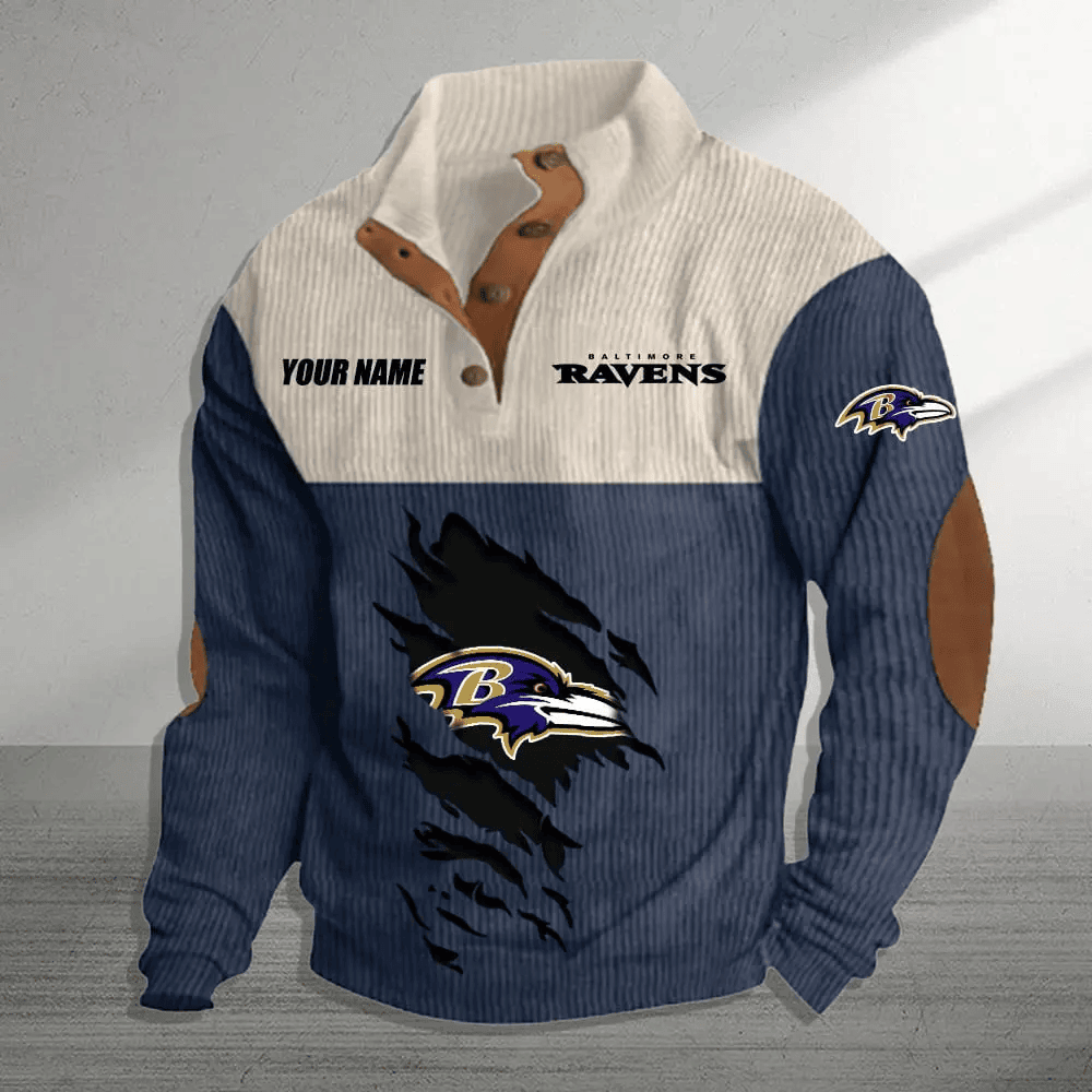 Baltimore Ravens Premium Personalized Game-Day Pullover S9DBSCH131