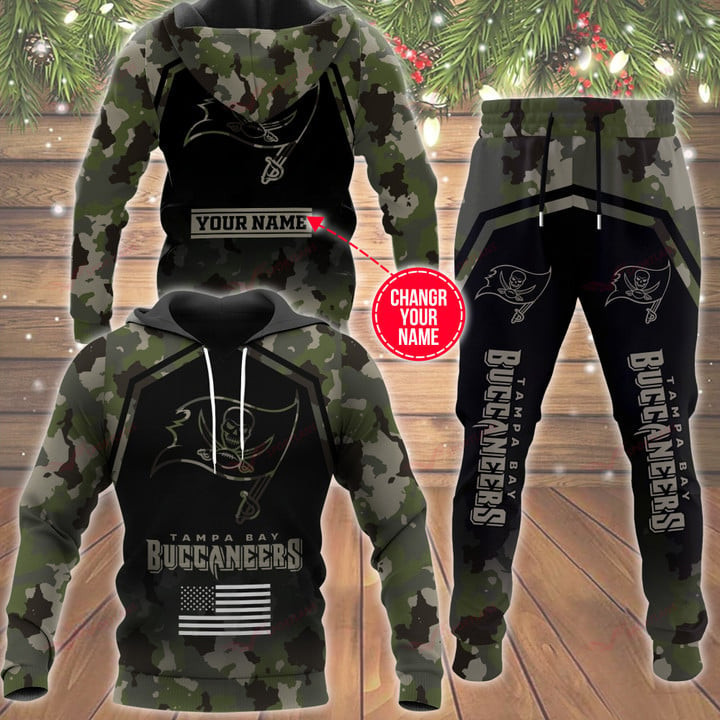 Tampa Bay Buccaneers Personalized Hoodie and Joggers BB563