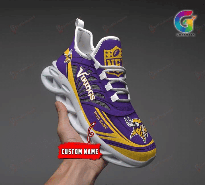 Minnesota Vikings Yezy Running Sneakers 712
