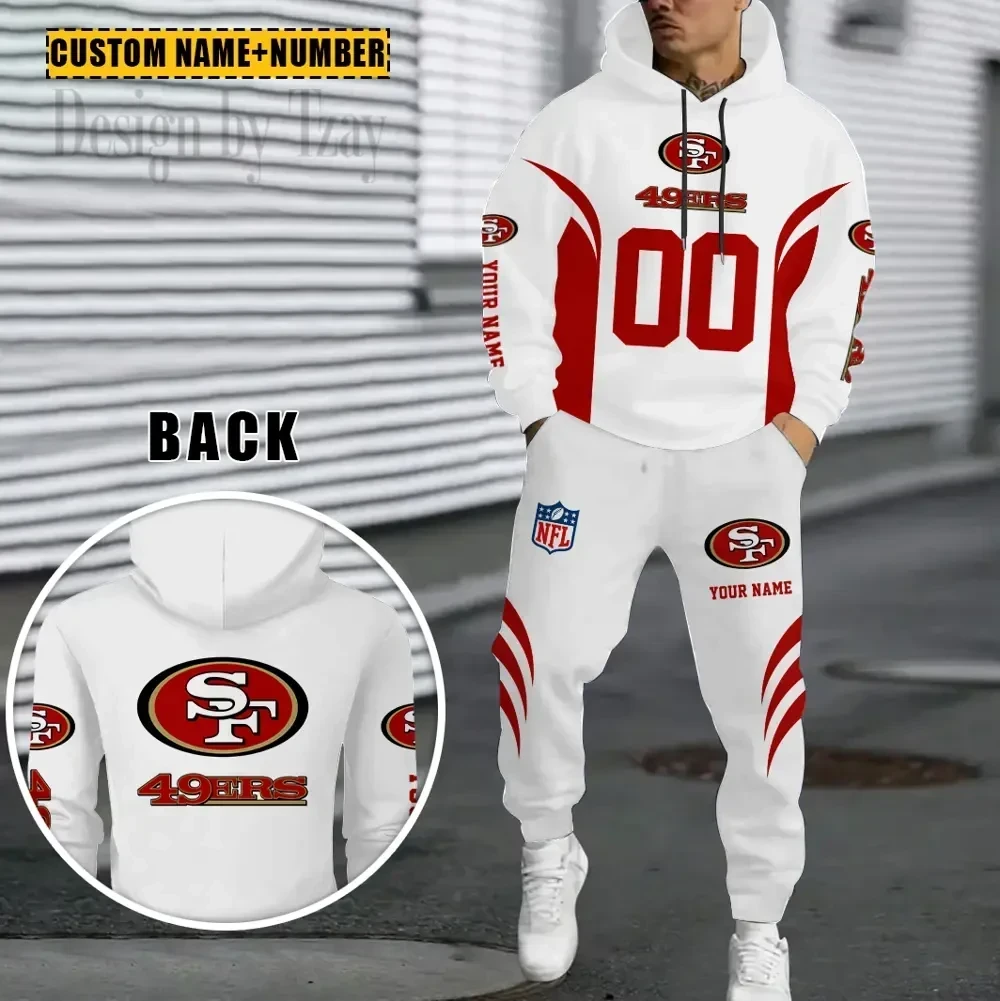 San Francisco 49ers Combo Hoodie And Sweatpants Gift For Fan AZHD1044