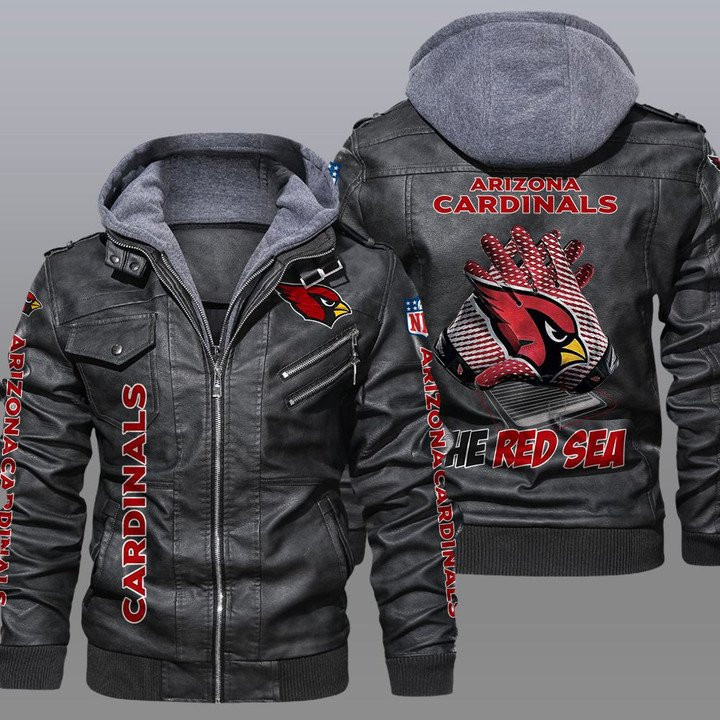 Arizona Cardinals Men’s Leather Coats DV20 ZPLT 01