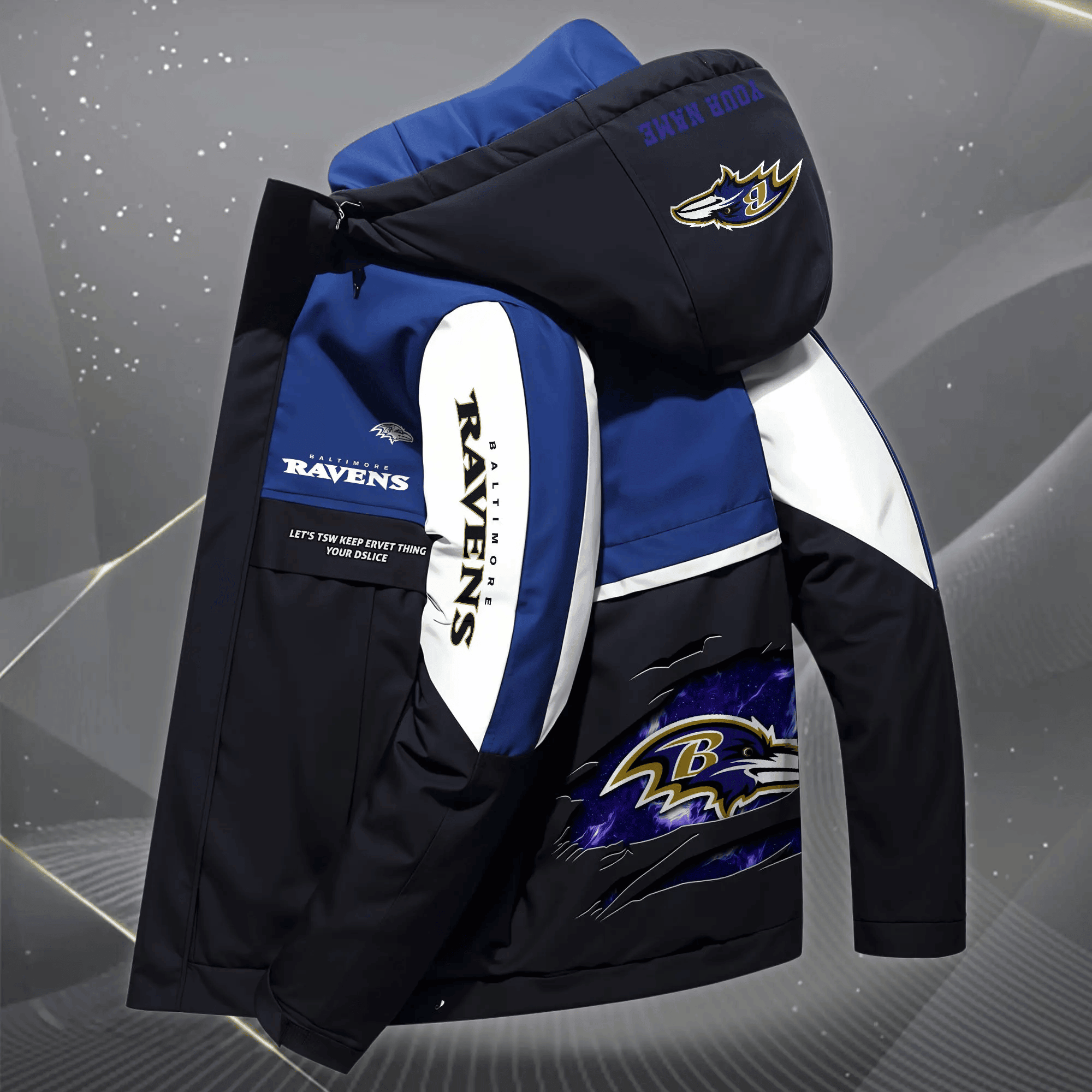 Baltimore Ravens Outdoor Windproof Jacket SPTOWPJK036
