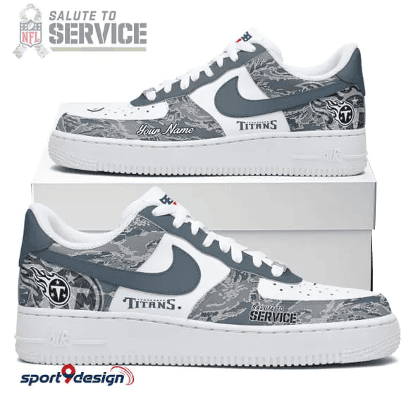 Tennessee Titans Salute To Service Limited Edition AF1 New 2026 SPTNEWAF127