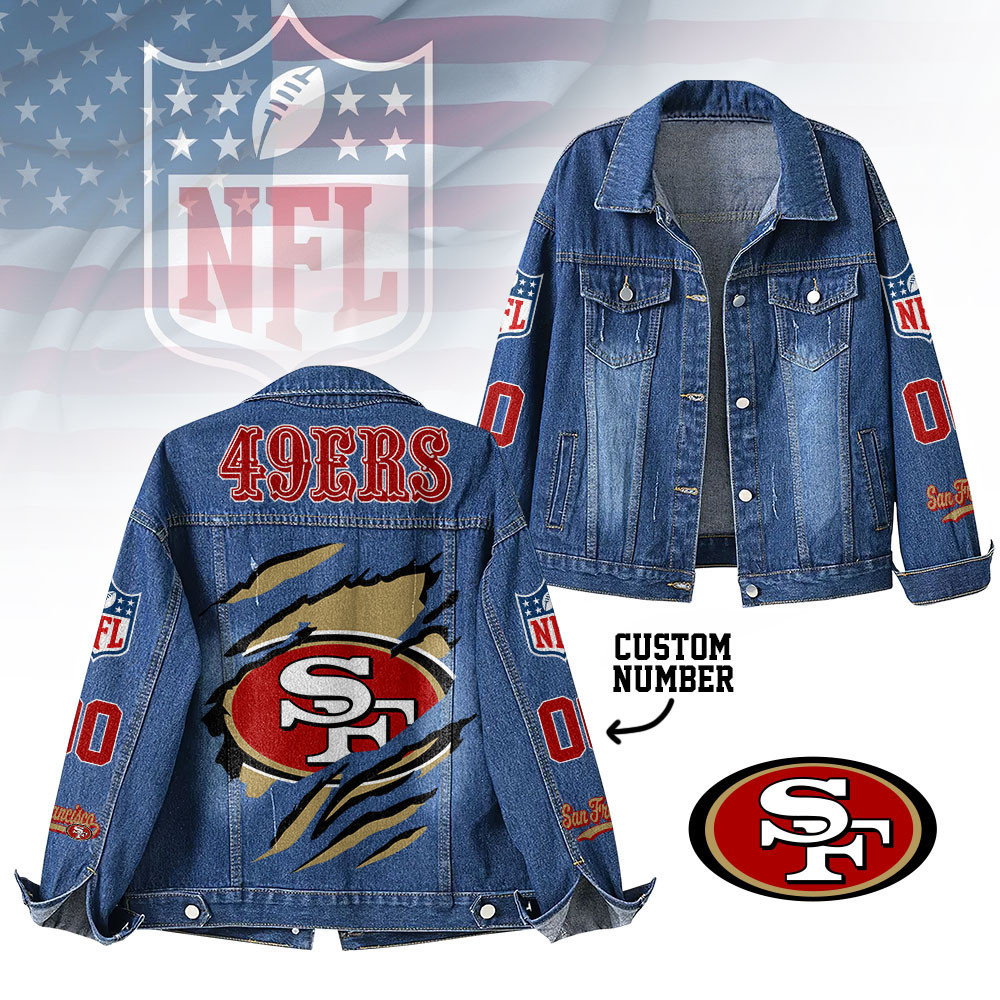 San Francisco 49ers | Premium Iconic Streetwear Denim Jacket NTH1