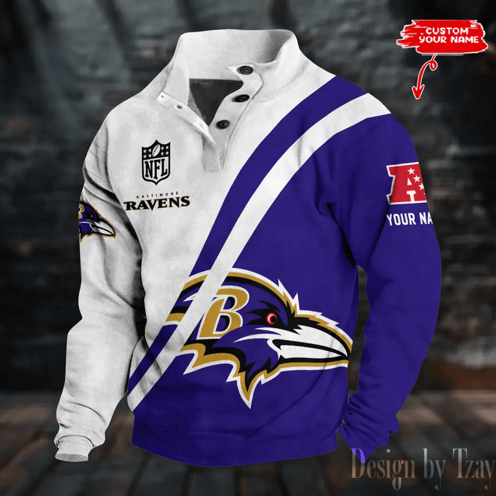 Baltimore Ravens Sports Print Sweatshirt S9DBSCH766