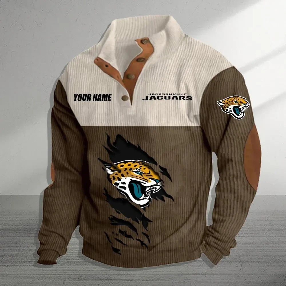Jacksonville Jaguars Premium Personalized Game-Day Pullover S9DBSCH143