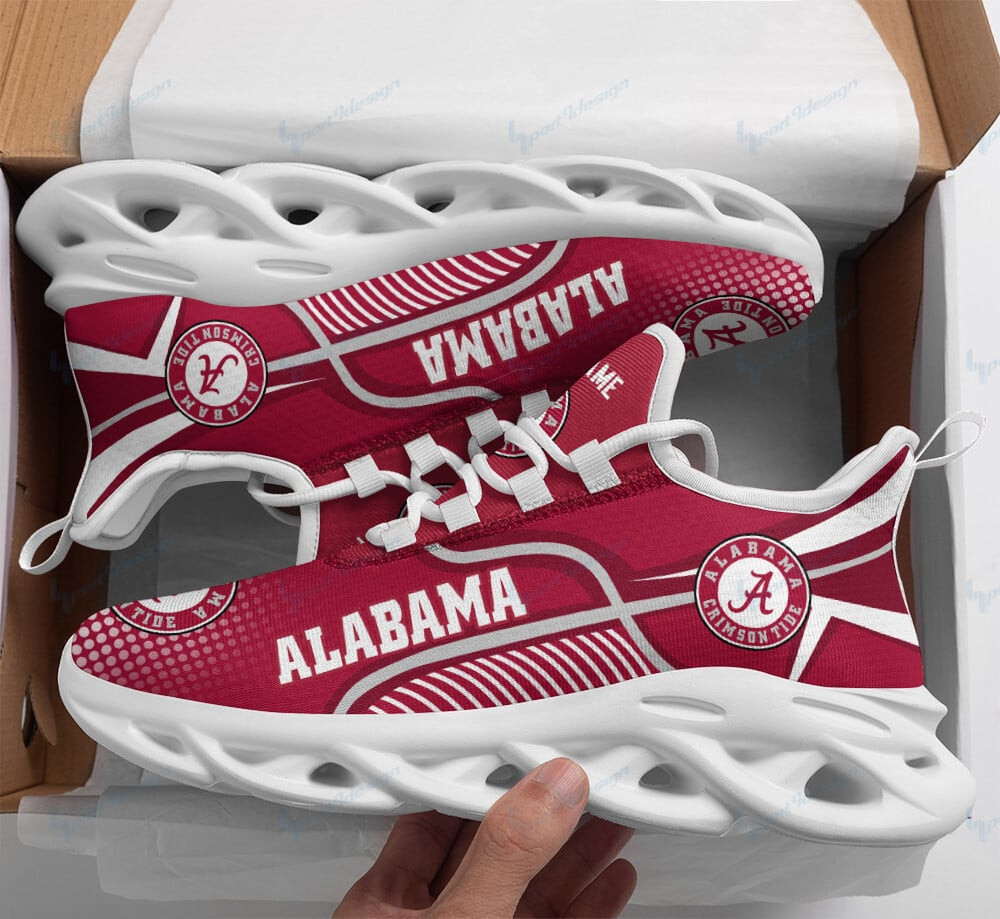 NCAAF Alabama Crimson Tide (Your Name) Max Soul Shoes Nicegift MSSO0J7
