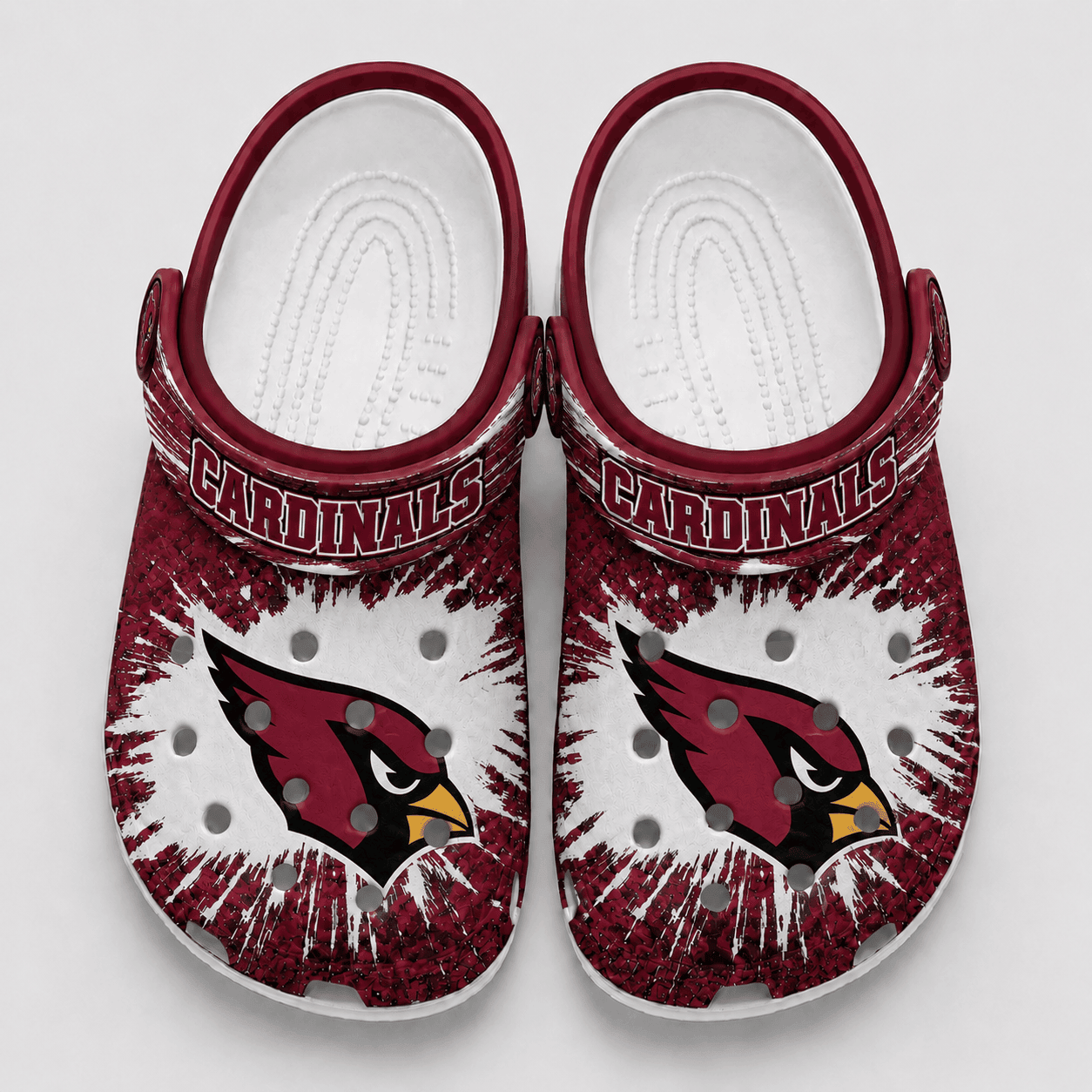 Arizona Cardinals | Premium NFL Splash Burst Fan Crocs VAN224