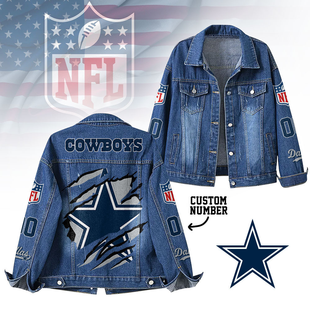Dallas Cowboys | Premium Iconic Streetwear Denim Jacket NTH1