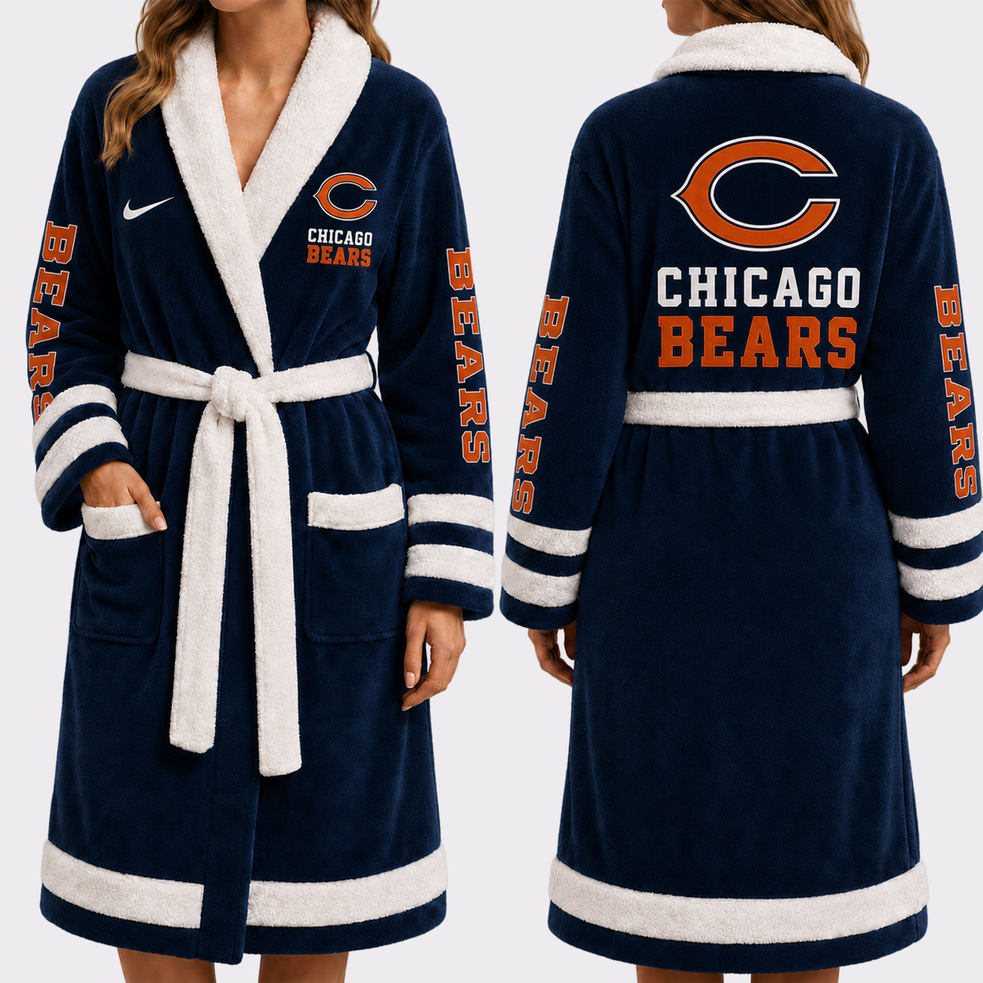 Chicago Bears | Premium NFL Fleece Bathrobe VA1244