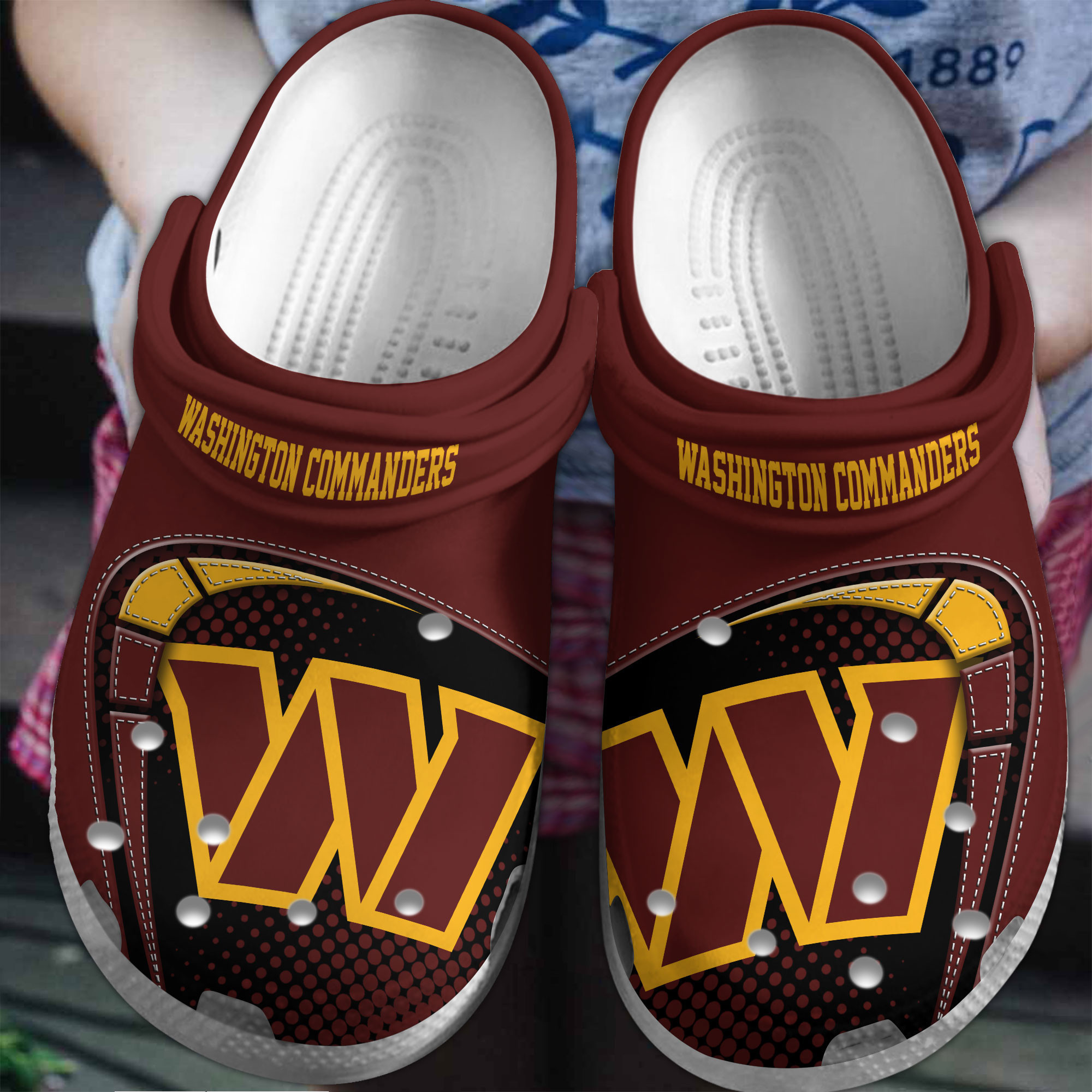 Washington Commanders | Premium NFL Crocs Shoes VAN3115