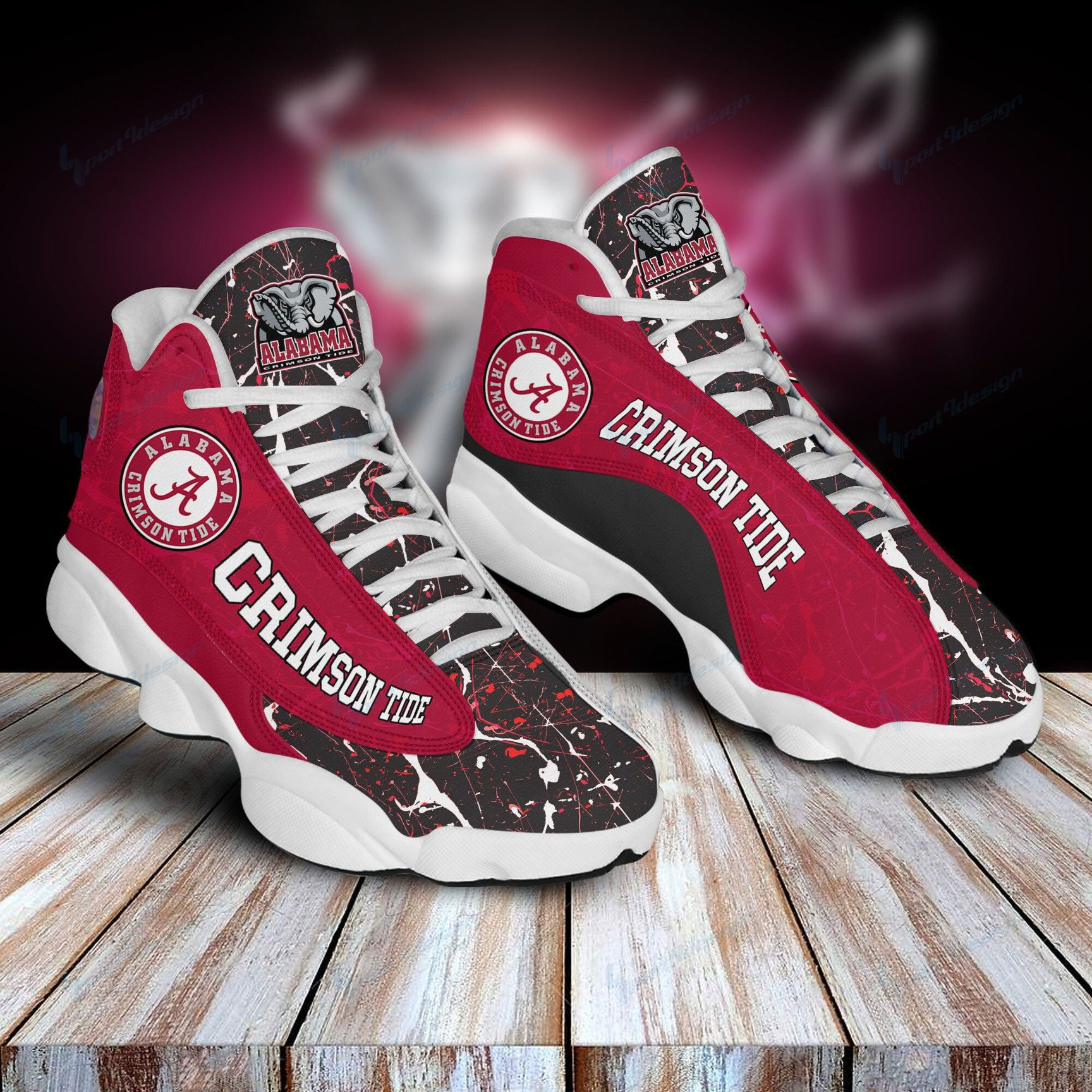 NCAAF Alabama Crimson Tide Air Jordan 13 Shoes Nicegift AJDP0W8