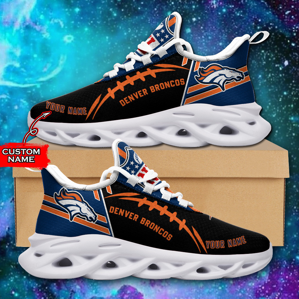 Denver Broncos Personalized Yezy Running Sneakers SPD728