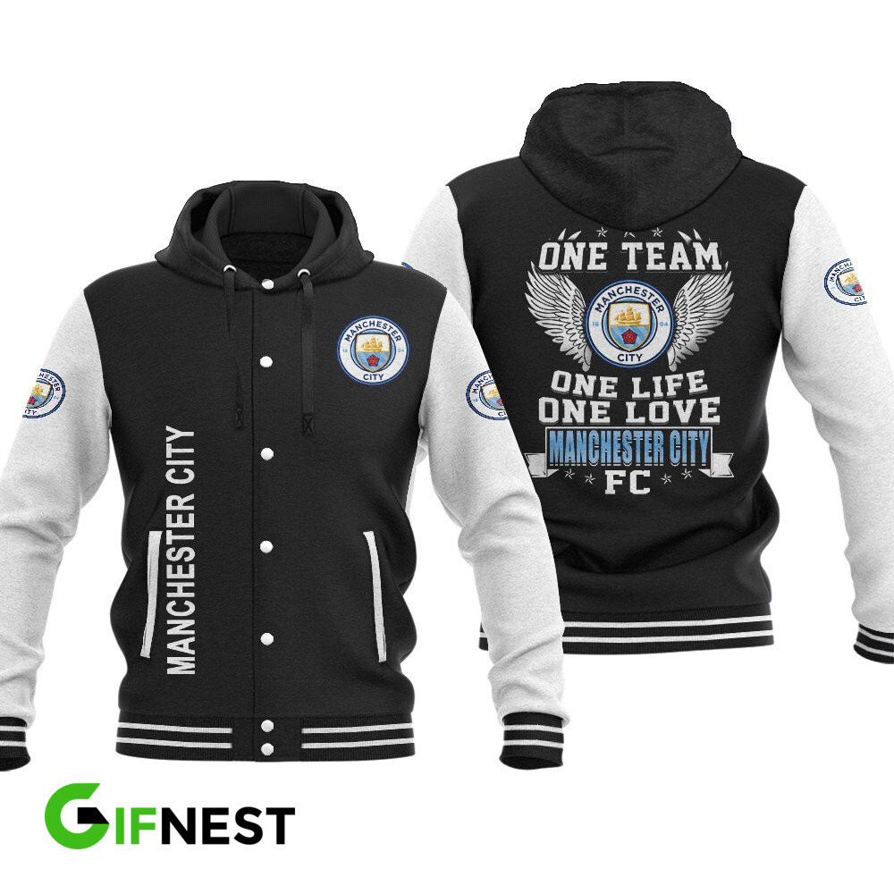 MCFC Hooded Baseball Jacket